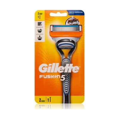 GILLETTE FUSION5 RAZOR + 2 SPARE PART