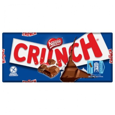 NESTLE CRUNCH CHOCOLATE GLUTEN FREE 100gr