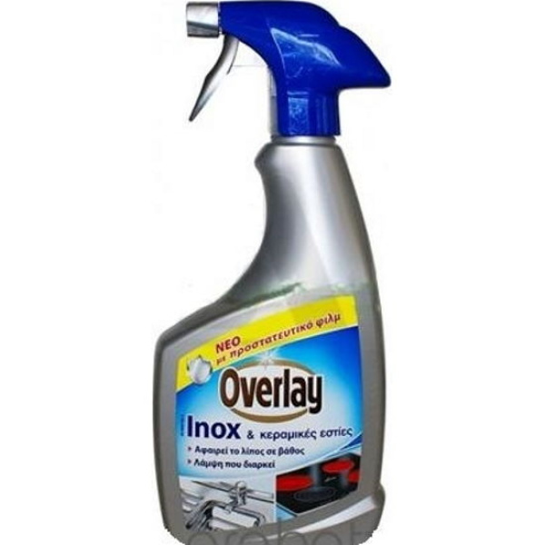 OVERLAY CLEANING SPRAY FOR INOX SURFACES& CERAMICS HOBS 500ml