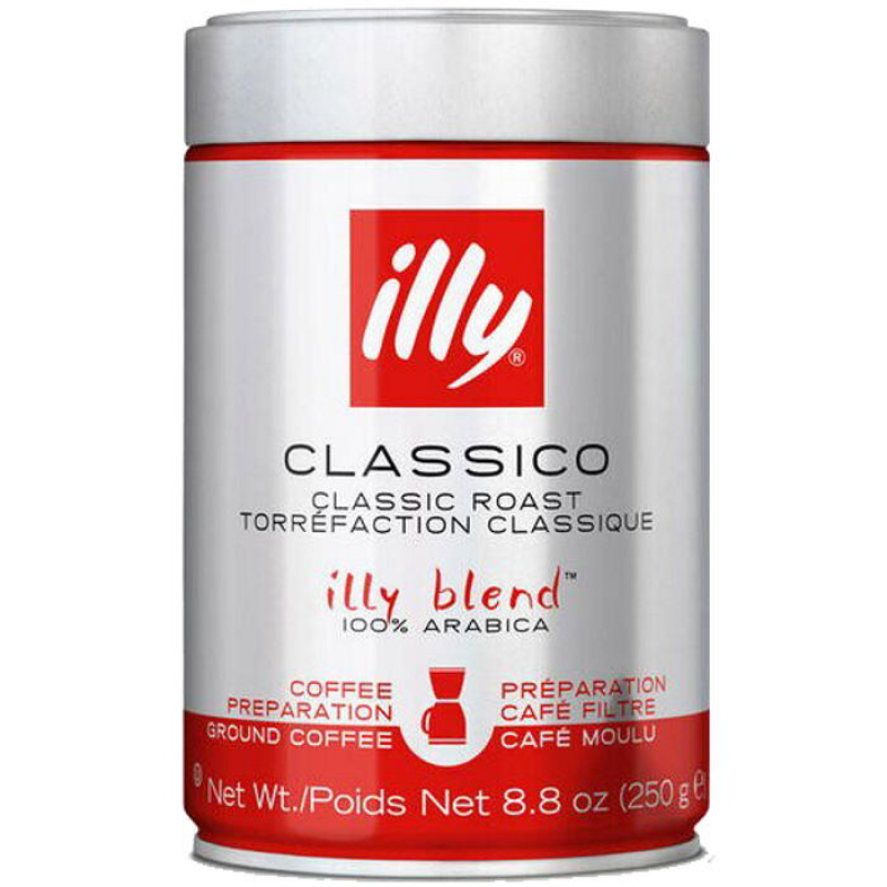 ILLY CLASSICO FILTER COFFEE 250gr
