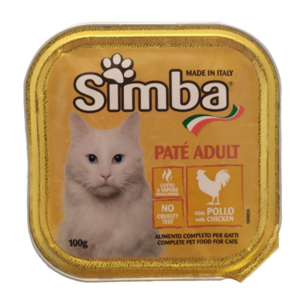 SIMBA PATE FOR ADULT CATS WITH CHICKEN 100gr