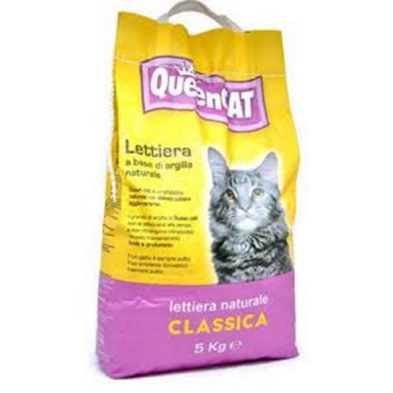 QUEENCAT Φυσική Άμμος Για Γάτες Κλασική 5kg