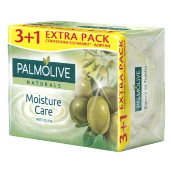 PALMOLIVE Moisture Care Σαπούνι με Ελιά 4X90gr