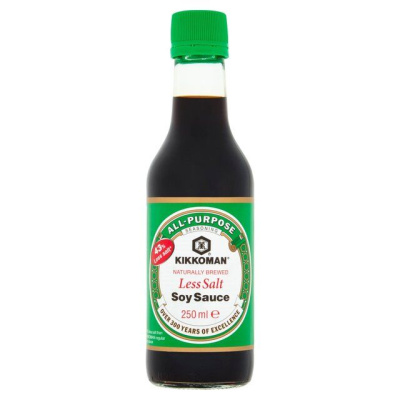 KIKKOMAN SOY SAUCE WITH LESS SALT 250ml