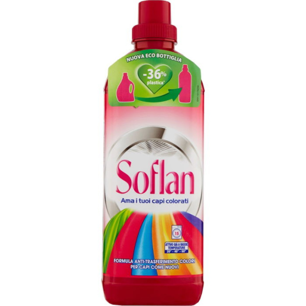 SOFLAN Υγρό Απορρυπαντικό Ρούχων 15 μεζ. 900ml