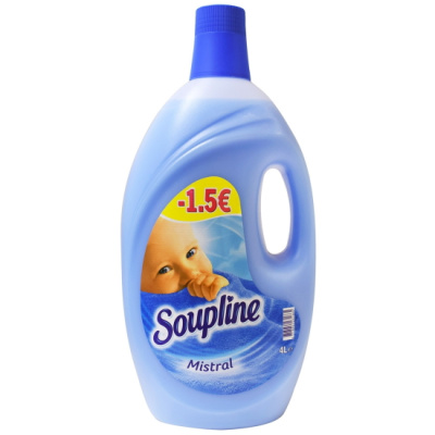 SOUPLINE MISTRAL FABRIC SOFTENER 50cups 4lt -1.5