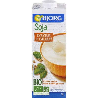 BJORG SOYA DRINK WITH CALCIUM 1lt bio