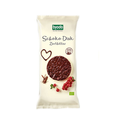 BYODO SCHOKO DISK RICE CAKE  65gr bio