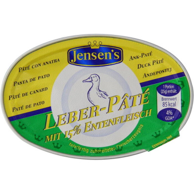 JENSEN'S DUCK LIVER PATE 80gr