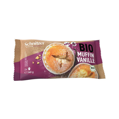 SCHNITZER ORGANIC MUFFINS WITH VANILLA 140gr bio