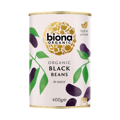 BIONA BLACK BEANS 400gr bio