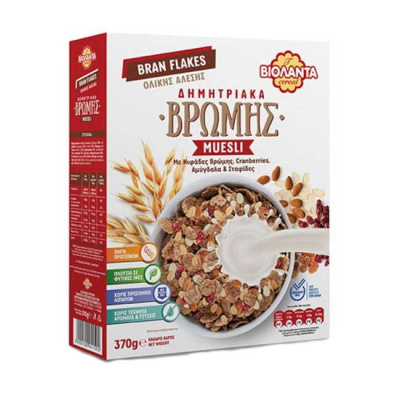 ΒΙΟΛΑΝΤΑ Δημητριακά Βρώμης Ολικής Muesli 370gr