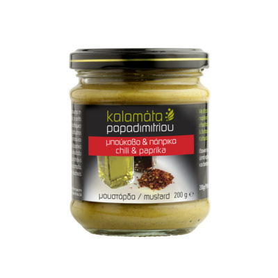 PAPADIMITRIOU CHILLI & PAPRIKA MUSTARD 200gr