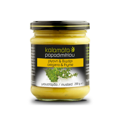 PAPADIMITRIOU OREGANO & THYME MUSTARD 200gr