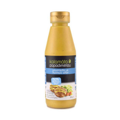 PAPADIMITRIOU MUSTARD WITH 50% LESS SALT 300gr