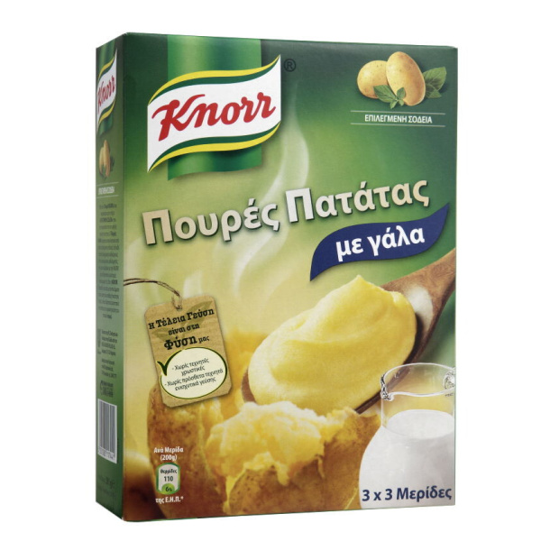 KNORR MASHED POTATO PUREE WITH MILK 291gr