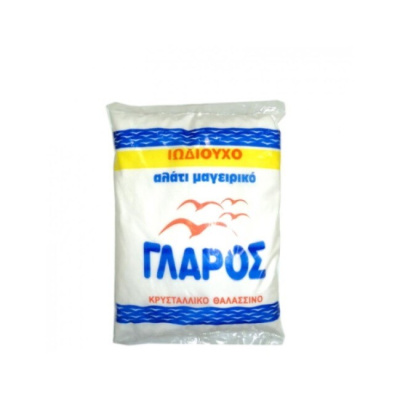 GLAROS SEA SALT FOR COOKING WITH IODINE 500gr