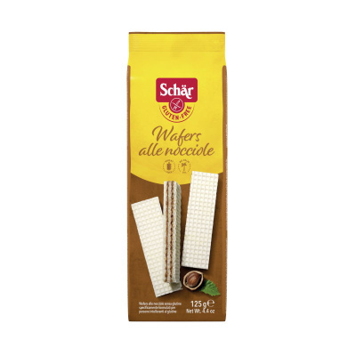 SCHAR GLUTEN FREE CHOCOLATE WAFERS FILLED WITH HAZELNUT 125gr