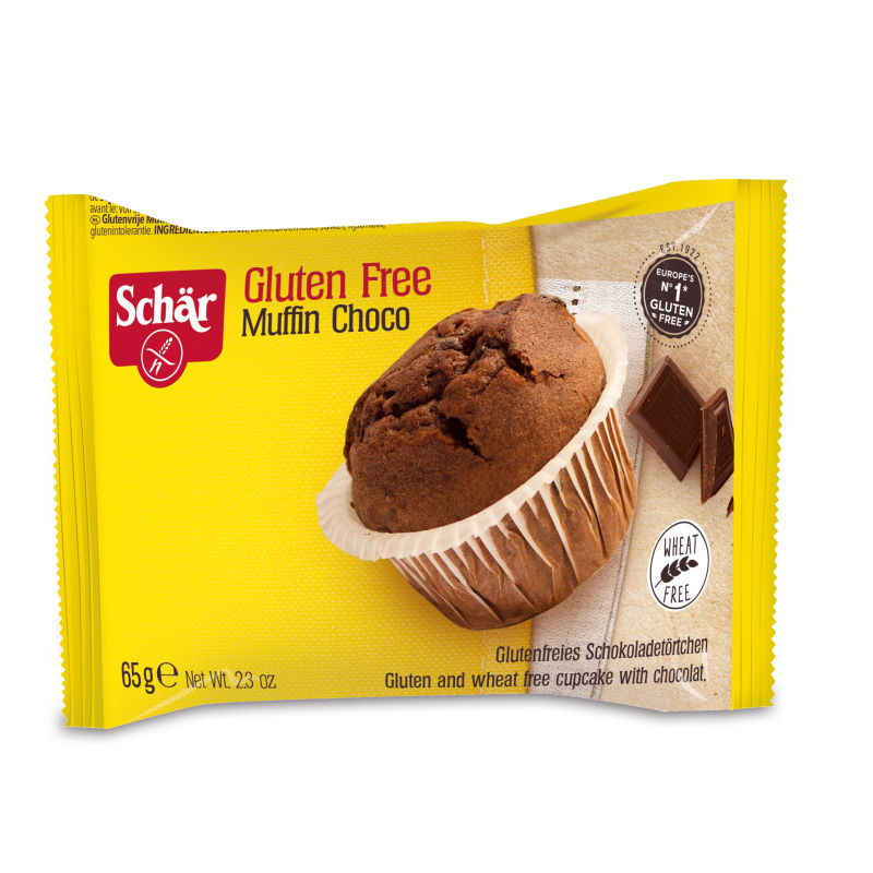 SCHAR GLUTEN FREE CHOCOLATE MUFFIN 65gr