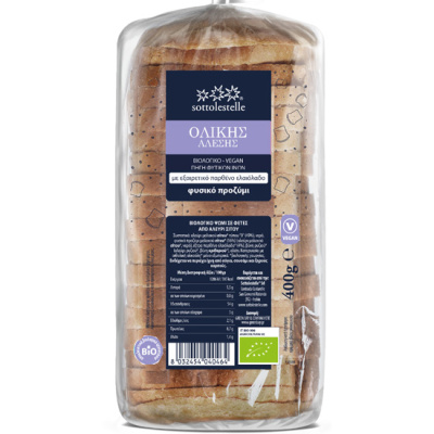 SOTTOLESTELLE WHOLEGRAIN BREAD 400gr bio