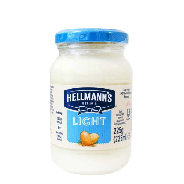 HELLMANN'S LIGHT MAYONNAISE 225ml