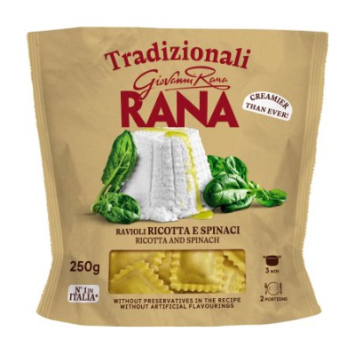 GIOVANNI RANA Ραβιόλια Με Ricotta & Σπανάκι 250gr