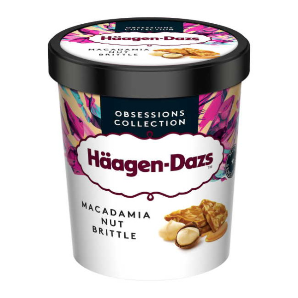 HAAGEN DAZS Παγωτό Macadamia Nut Brittle 460ml