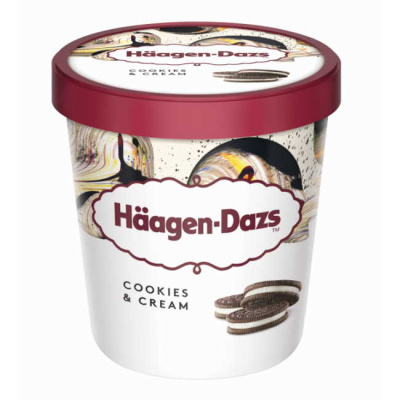 HAAGEN DAZS COOKIES & CREAM 460ml