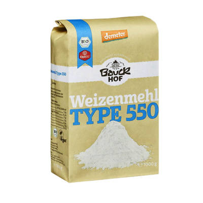 BAUCKHOF WHEAT FLOUR TYPE 550 1kg bio