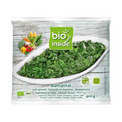 BIO INSIDE SPINACH LEAVES 400gr bio