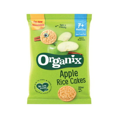 ORGANIX APPLE RICE CAKES CLOUDS 40gr bio