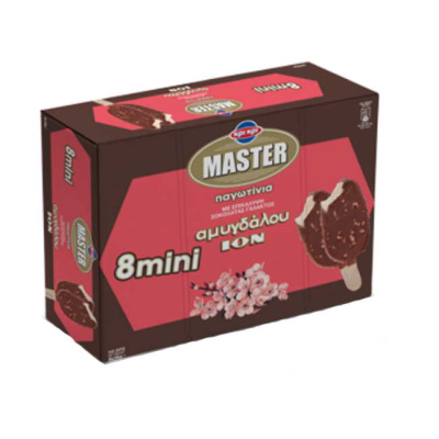 KRI KRI MINI ICE CREAMS ALMOND & CHOCOLATE COATED 8x35gr