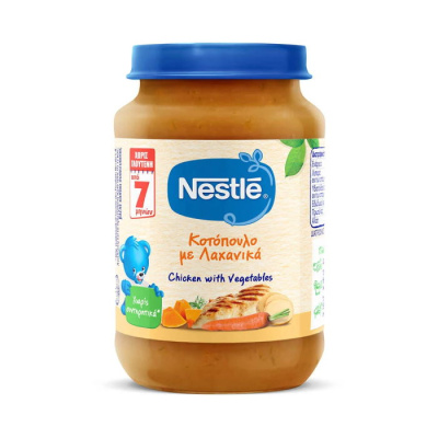 NESTLE VEGETABLES CHICKEN 190gr