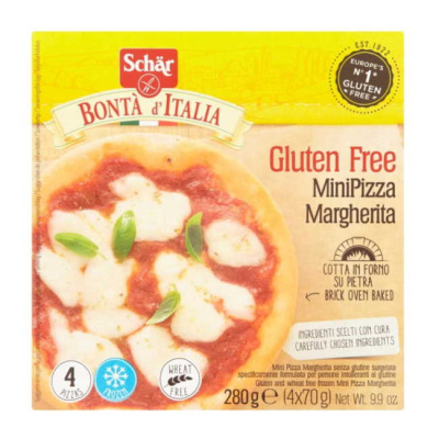 SCHAR FROZEN GLUTEN FREE MINI PIZZA MARGHERITA 280gr