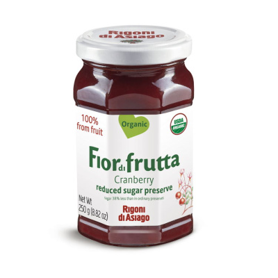 RIGONI DI ASIAGO FIORDIFRUTTA CRANBERRY JAM 250gr bio