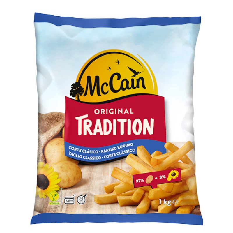 MCCAIN Πατάτες Κλασικό Κόψιμο 1kg