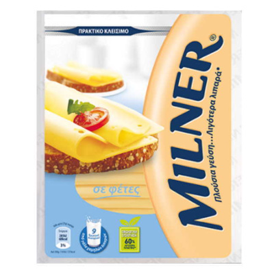 MILNER SOFT CHEESE SLICED 175gr