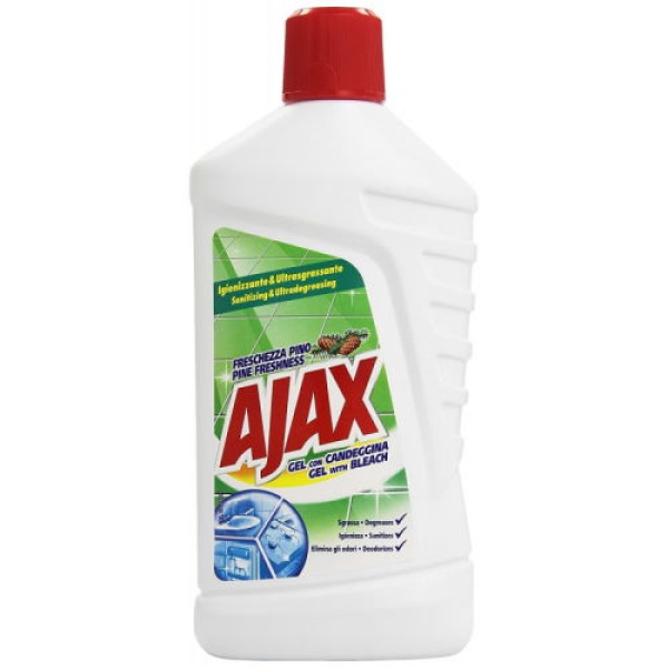 AJAX Gel Πεύκο Απολυμαντικό Γενικό Καθαριστικό 1lt