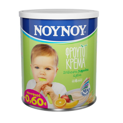 NOUNOU 3 FRUITS CREAM 300gr -0,60