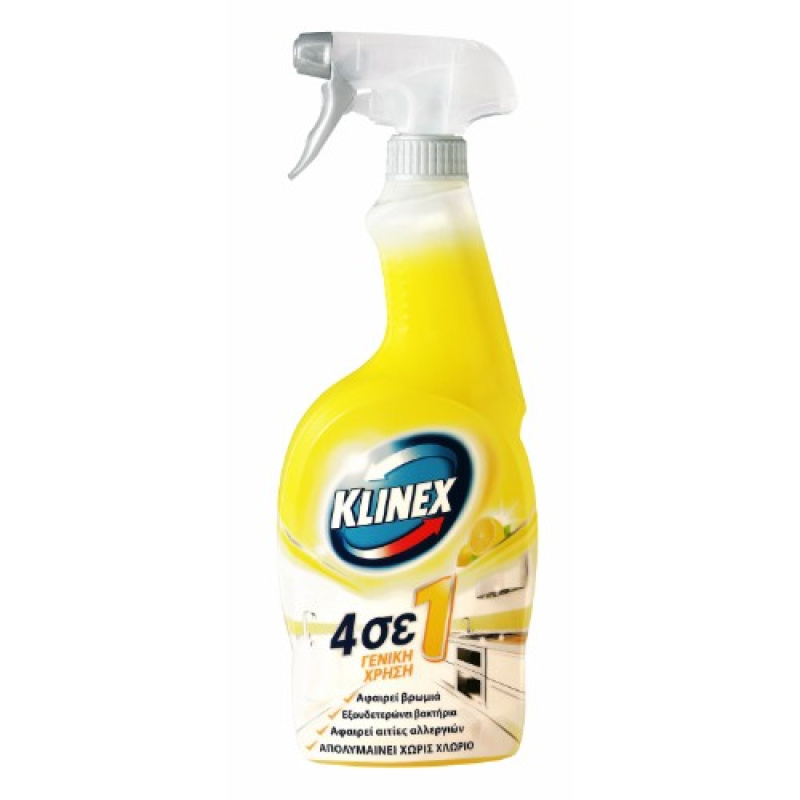 KLINEX 4σε1 Λεμόνι Καθαριστικό Γενικής Χρήσης 750ml