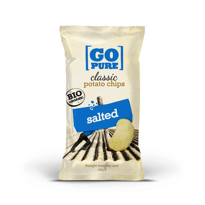 GOPURE POTATO CHIPS CLASSIC 125gr bio