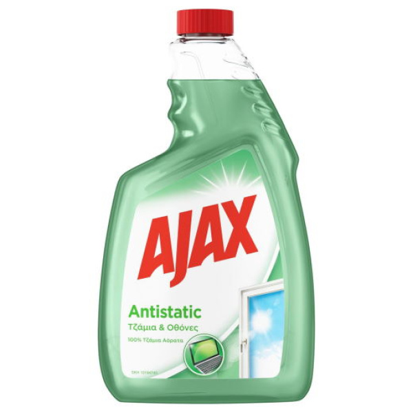 AJAX Antistatic Ανταλλακτικό Καθαριστικό για Τζάμια & Οθόνες 750ml