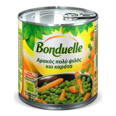 BONDUELLE VERY FINE PEAS WITH CARROTS 400gr