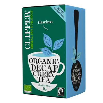 CLIPPER GREEN DECAF TEA 20pcs 36gr bio