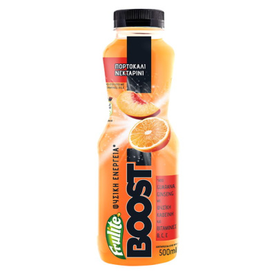 FRULITE BOOST ORANGE & NECTARINE ENERGY DRINK 500ml