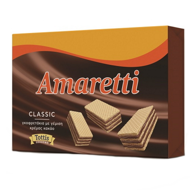 AMARETTI CLASSIC WAFERS WITH COCOA CREAM FILLING 68gr