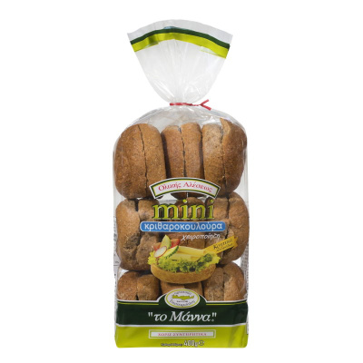 TO MANNA MINI BARLEY ROUND RUSKS 400gr