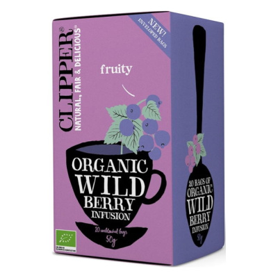 CLIPPER WILD BERRY INFUSION TEA 20pcs 50gr bio