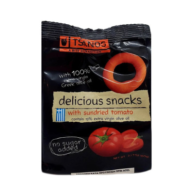 TSANOS "TSANAKIA" SNACKS WITH CARROT 60gr