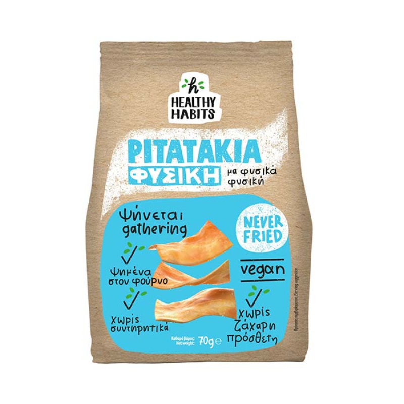 HEALTHY HABITS OVEN-BAKED PITATAKIA NATURAL FLAVOUR 70gr